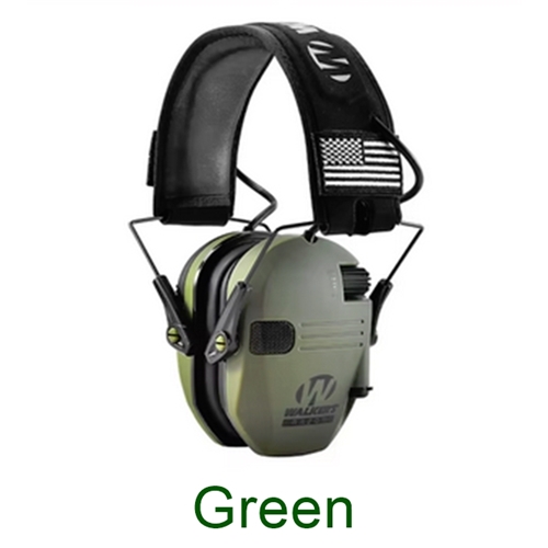 Walker's Razor Slim Electronic Ear Protection in Green