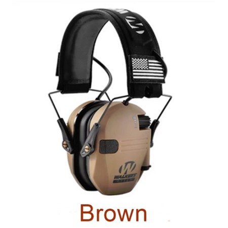 Walker's Razor® Slim Electronic Ear Muffs - Brown